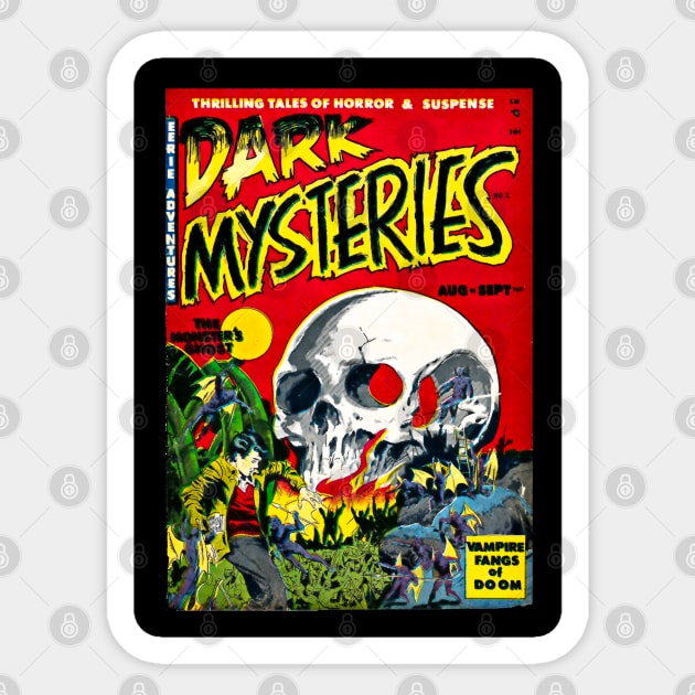 Dark Mysteries #2 Sticker by Psychosis Media